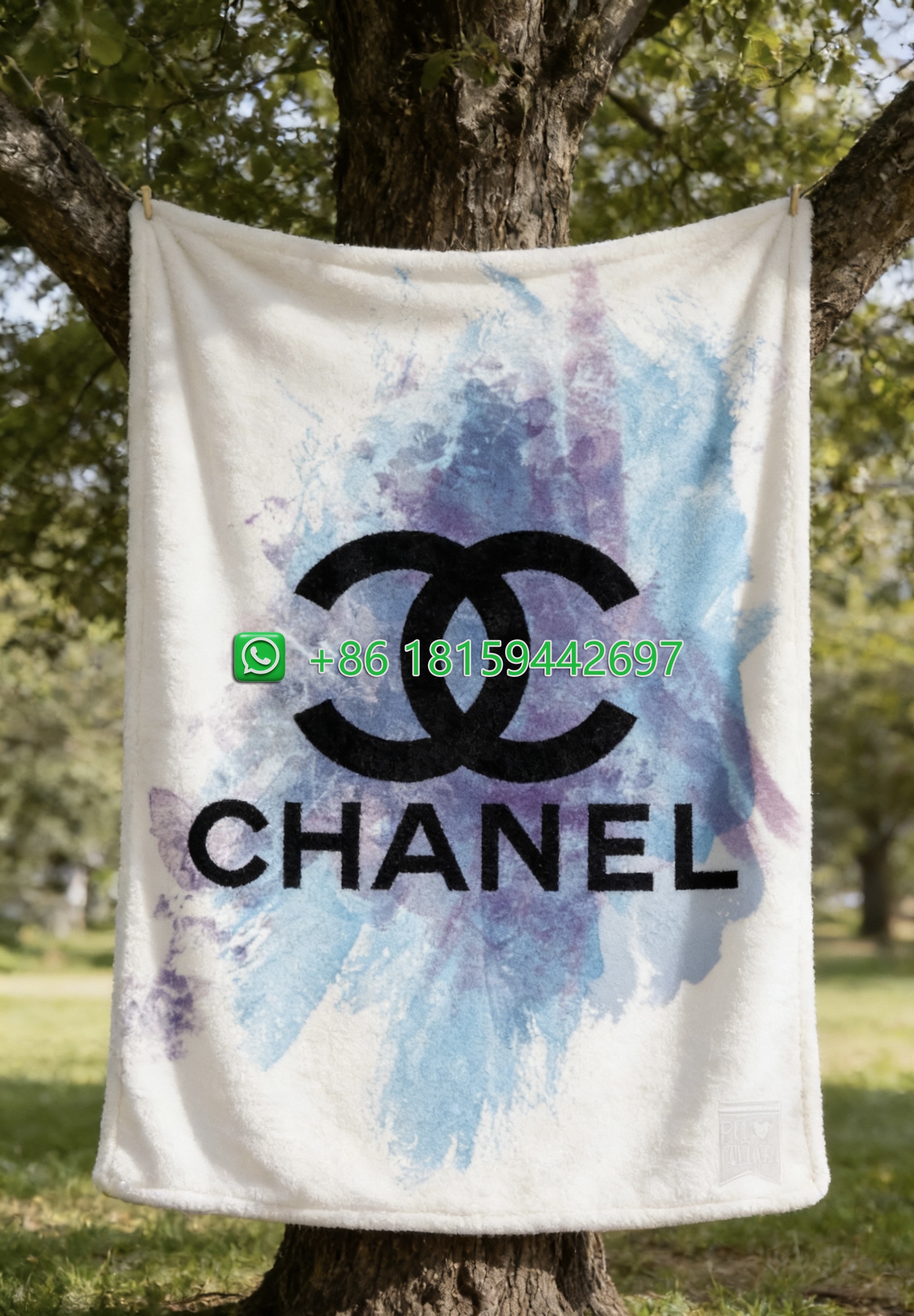 Chanel Throw Blankets